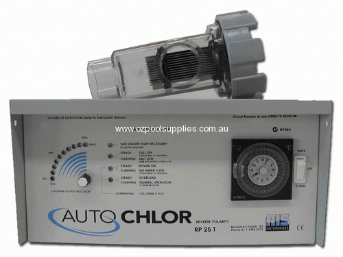 AUTOCHLOR RP25 AC25RP Self Cleaning Chlorinator Cell 5YR WARRANTY